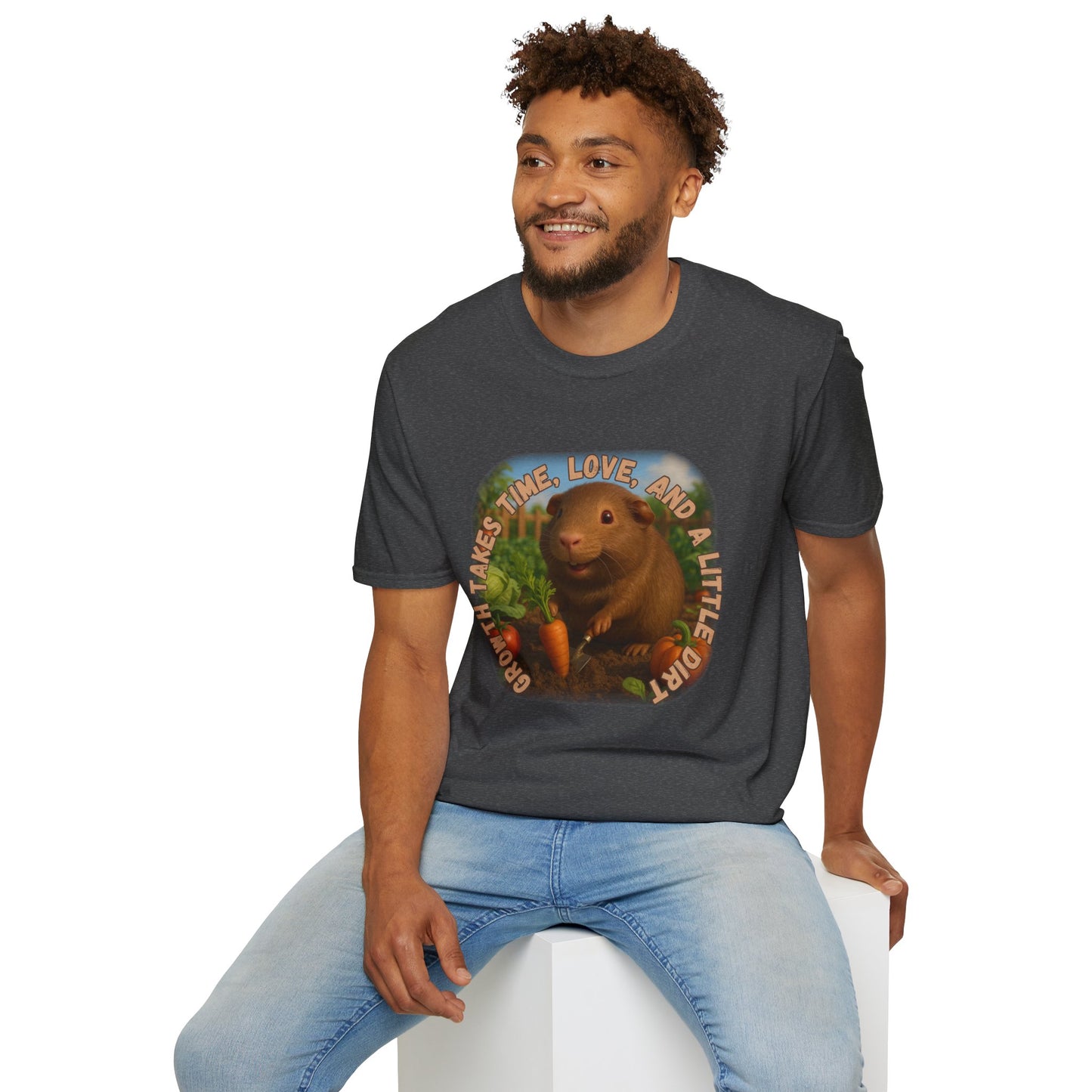๐พ Growth Takes Time โ Hazel the Garden Heart Tee ๐พ- Rescue Collab