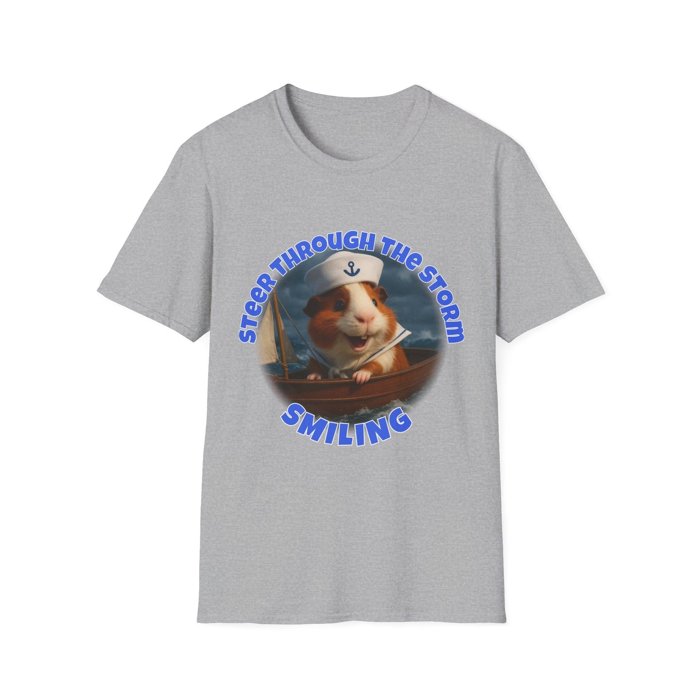 ๐พ Steer Through the Storm โ Sailor Joe the Little Captain Guinea Pig Tee ๐พ- Rescue Collab