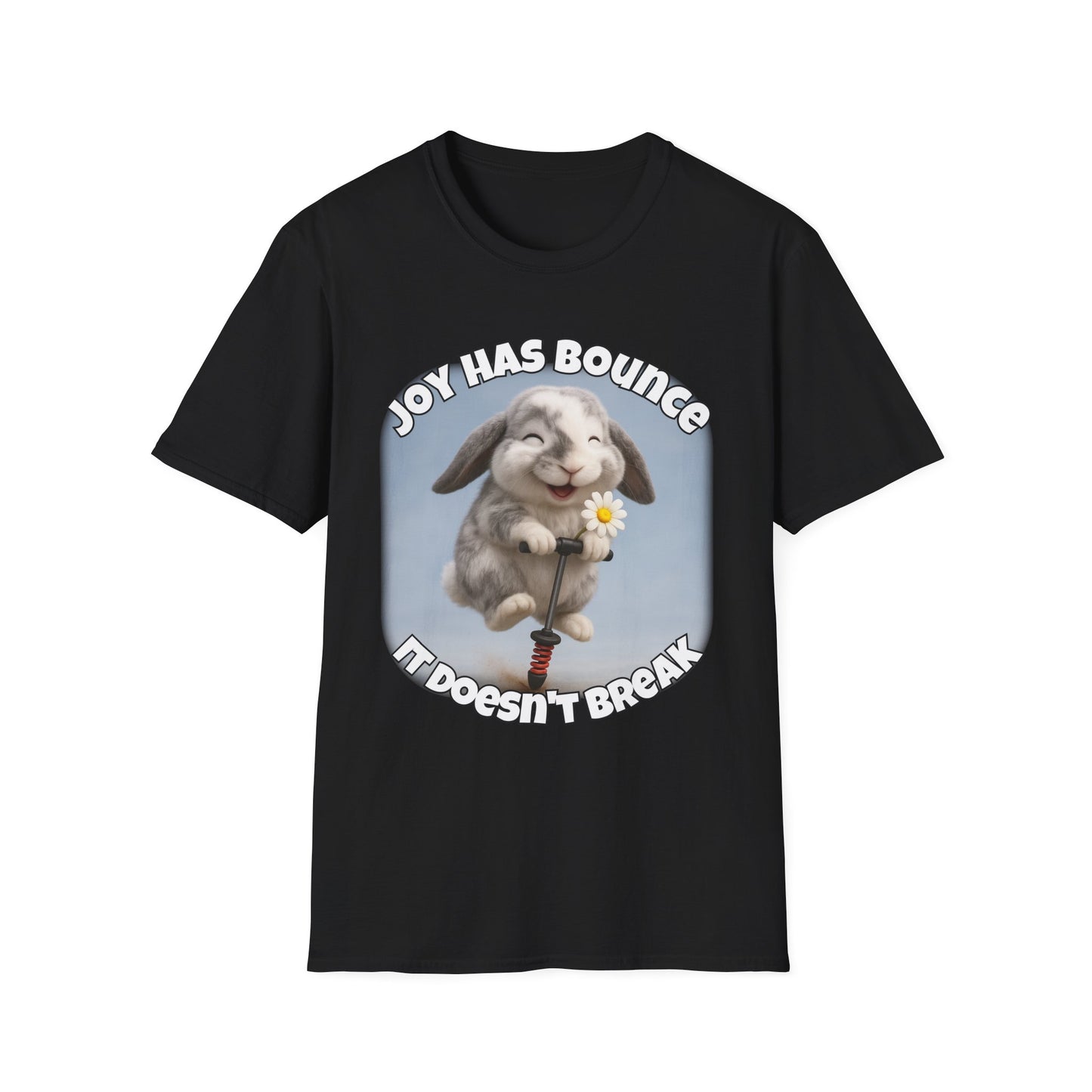 Joy Has Bounce β Bunny Beau Bear's Joyful Hop Tee