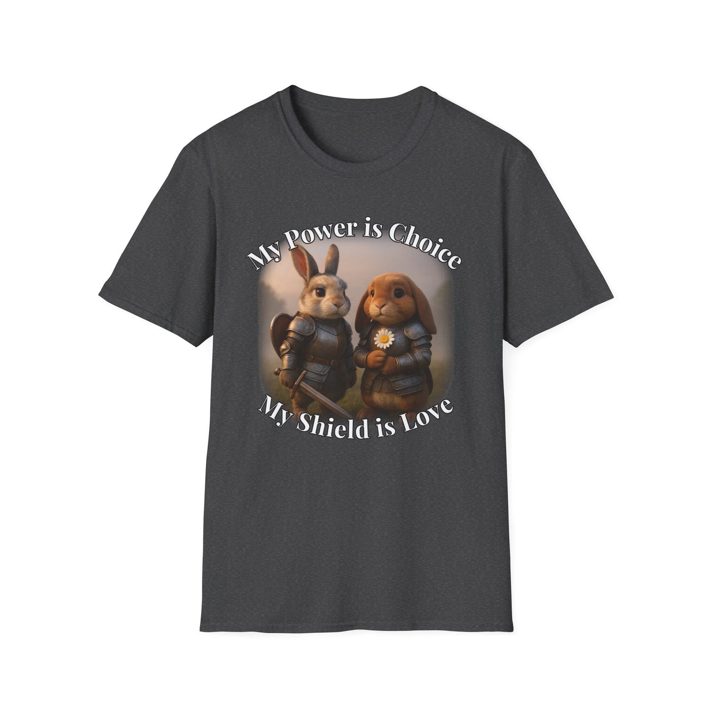 My Power Is Choice β Armor Bunny Tee