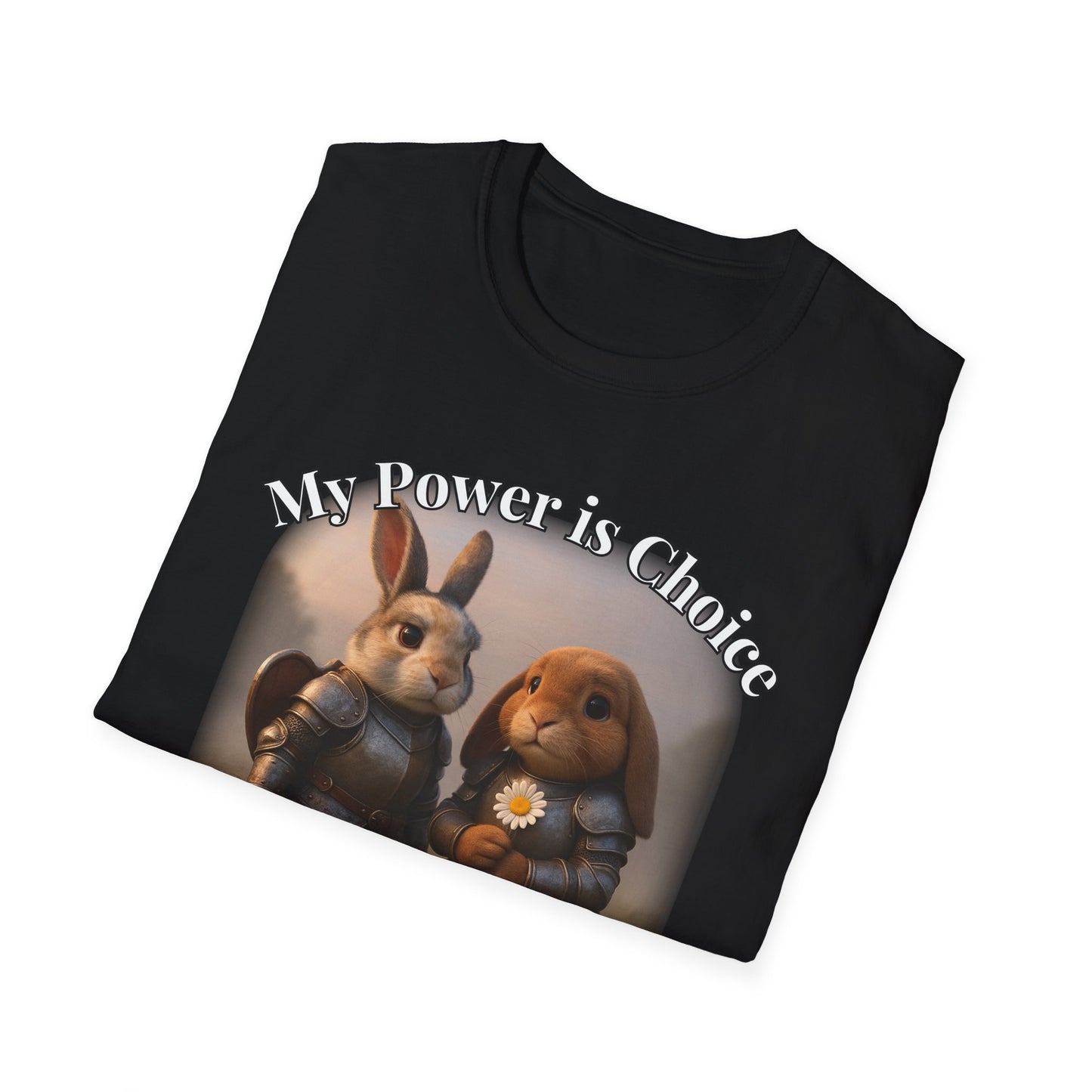 My Power Is Choice β Armor Bunny Tee