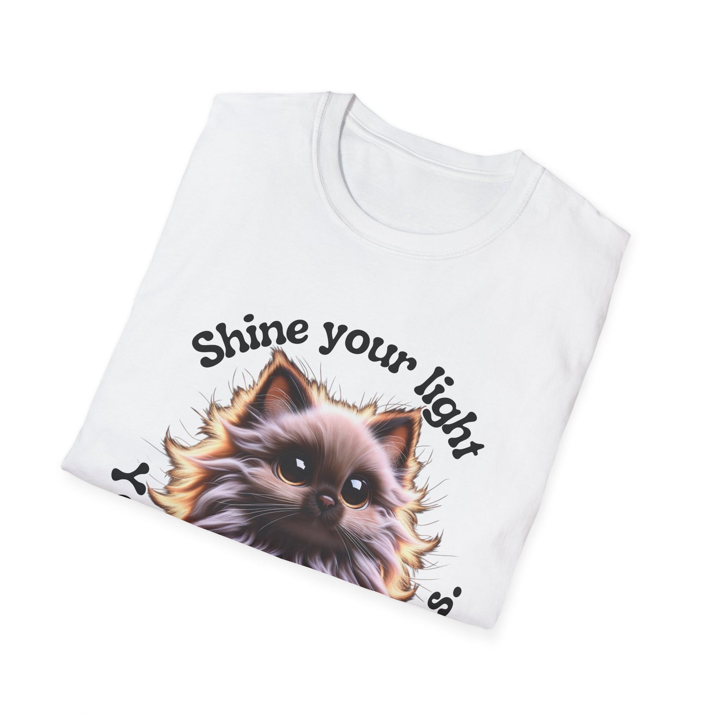 Your Light, Your Rules β Rebel Kitten Shine Tee