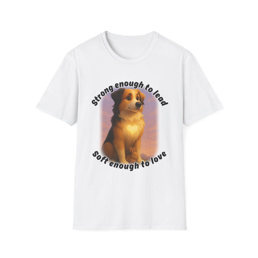 Strong Enough to Lead – Gentle Heart Pup Tee