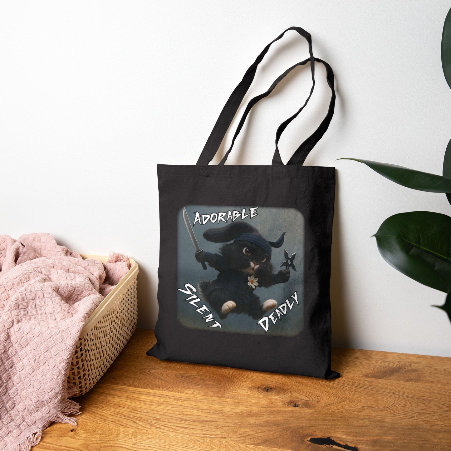Silent Warrior – Peaceful Bunny Gizmo Power Tote