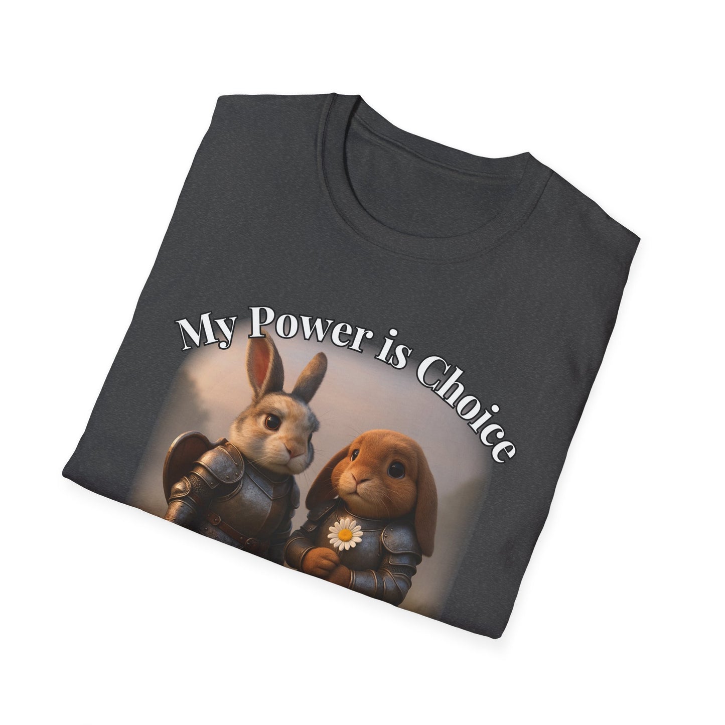 My Power Is Choice β Armor Bunny Tee