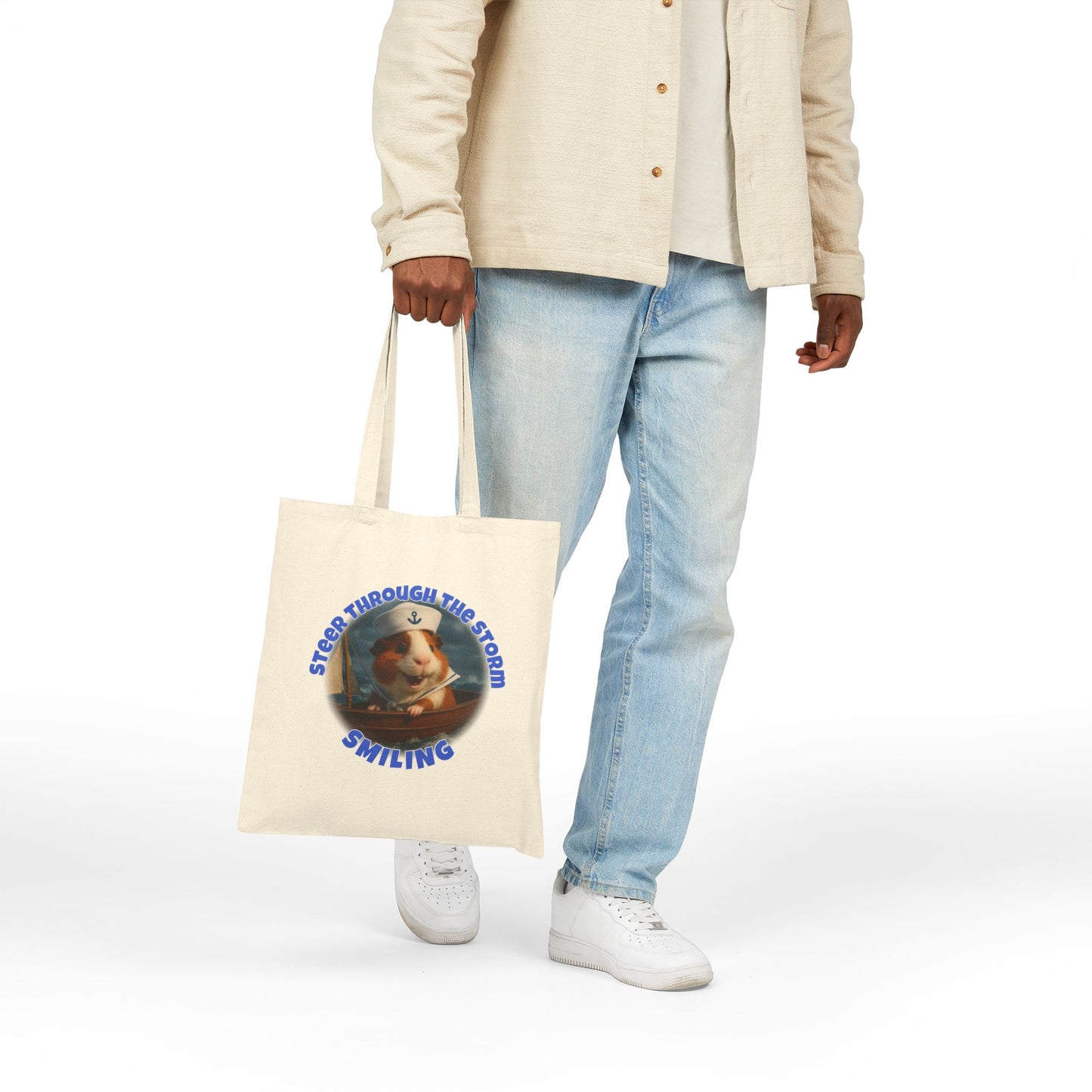 🐾 Steer Through the Storm – Sailor Joe the Little Captain Tote 🐾