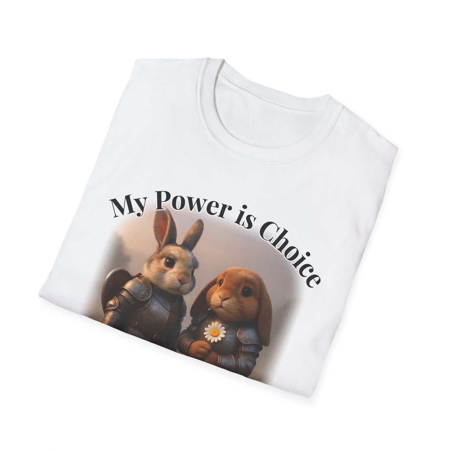 My Power Is Choice β Armor Bunny Tee
