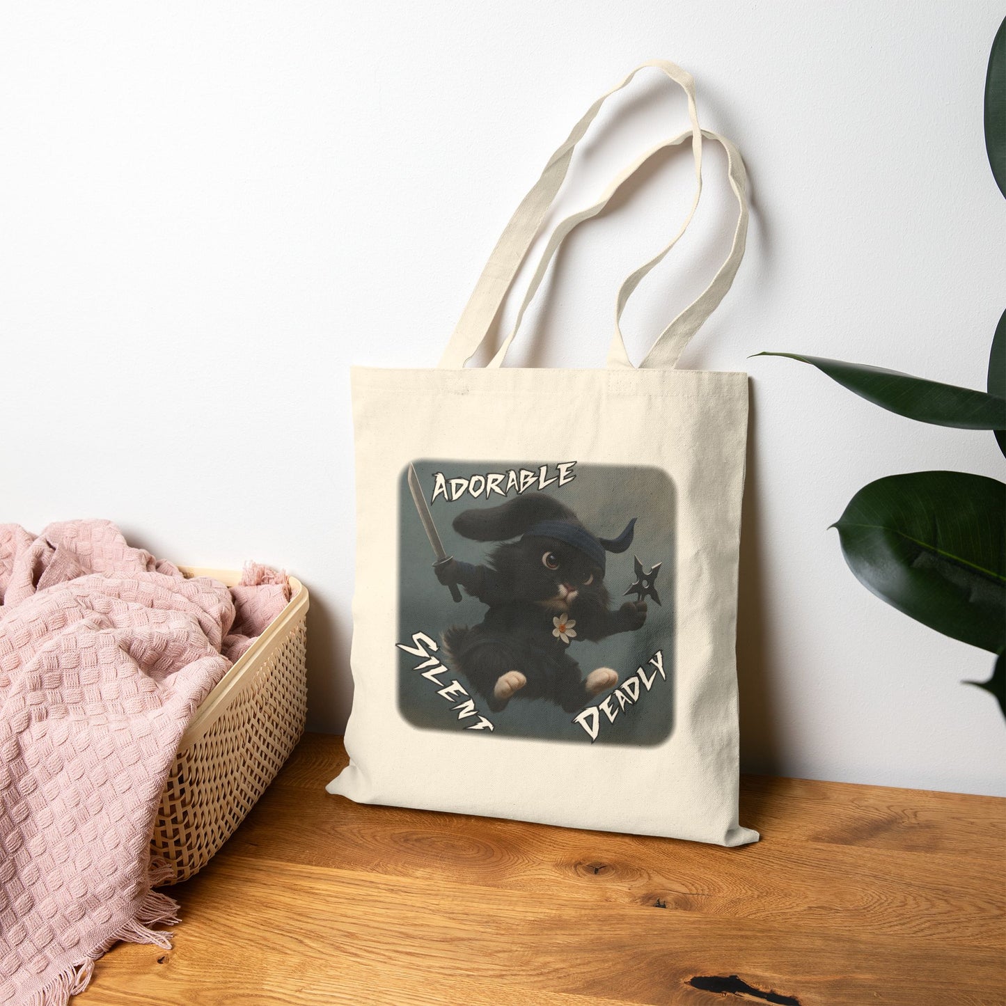 Silent Warrior – Peaceful Bunny Gizmo Power Tote