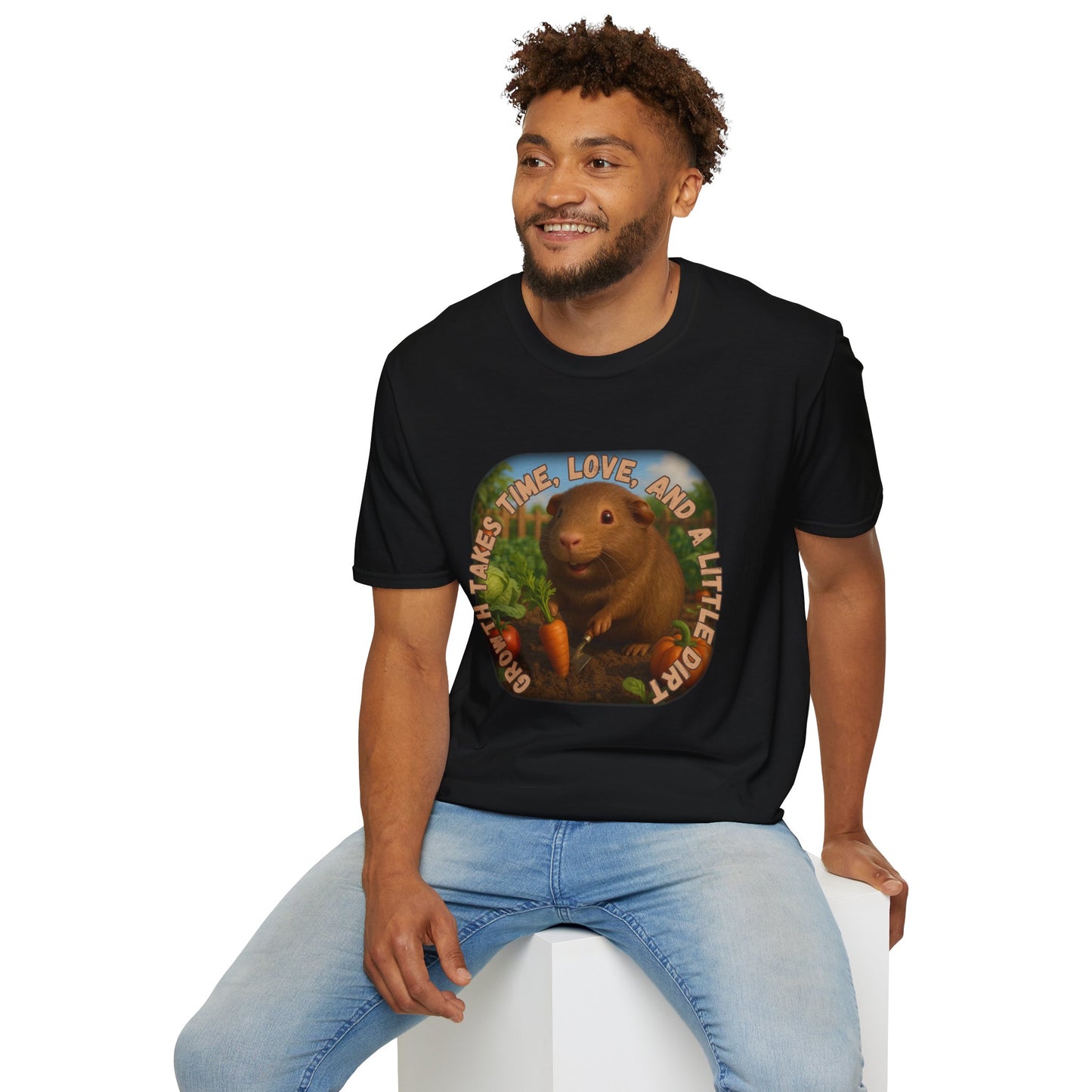 ๐พ Growth Takes Time โ Hazel the Garden Heart Tee ๐พ- Rescue Collab