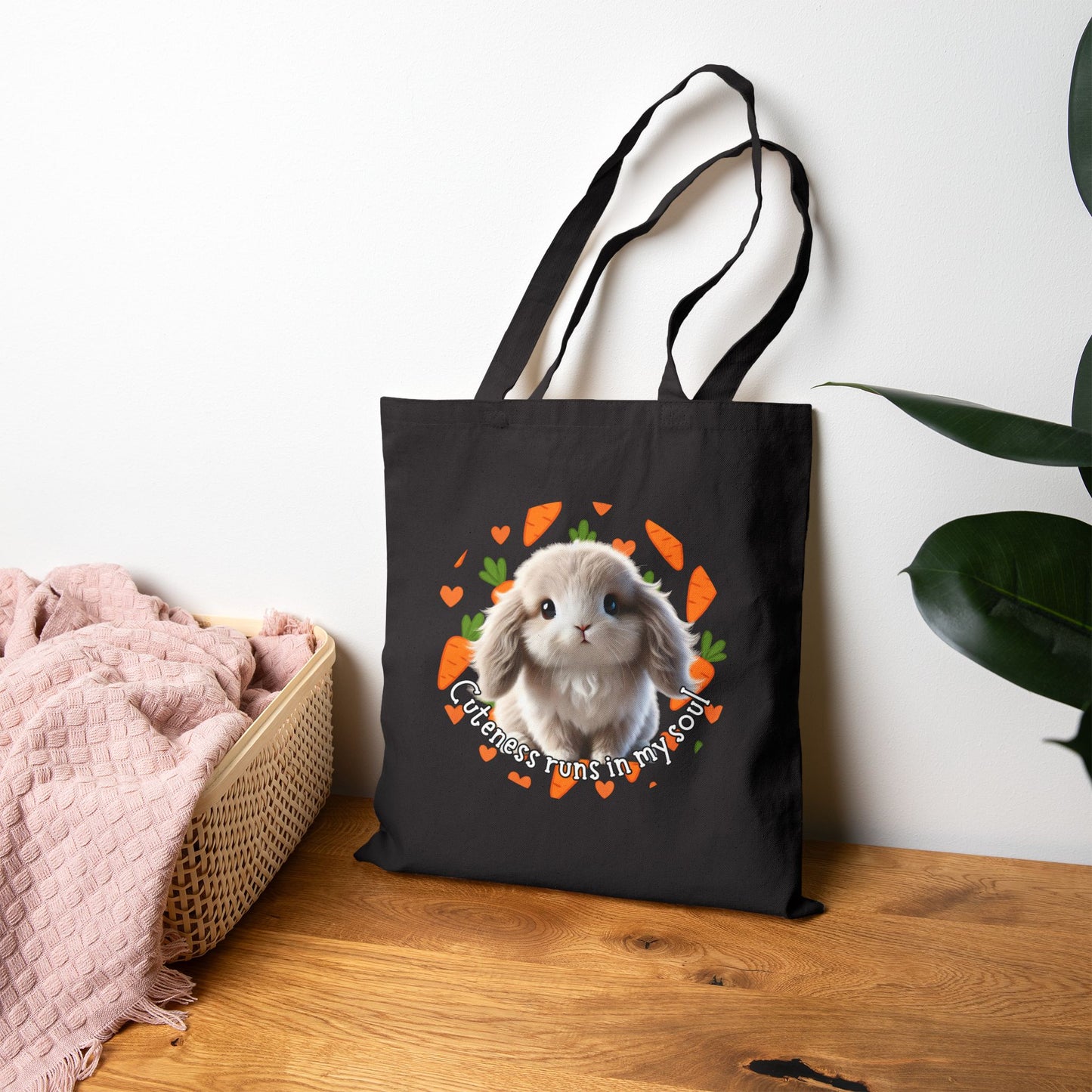 Cuteness Runs in My Soul – Bunny Energy Tote