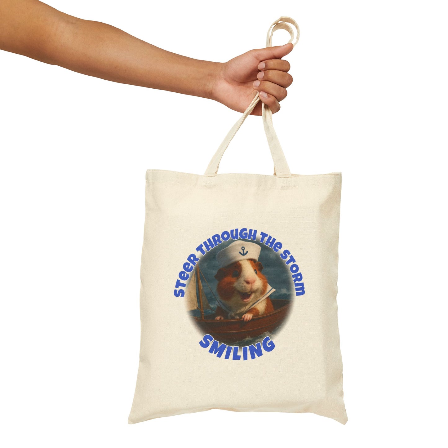 🐾 Steer Through the Storm – Sailor Joe the Little Captain Tote 🐾