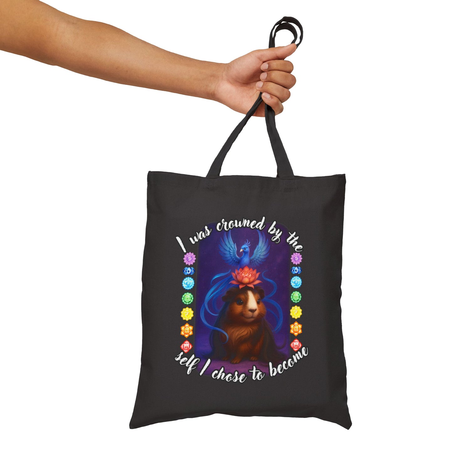 Crowned by the Self – Chakra Awakening Guinea Pig Tote