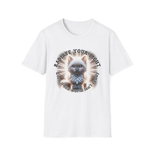 Radiate Your Light β Cosmic Kitten Shine Tee