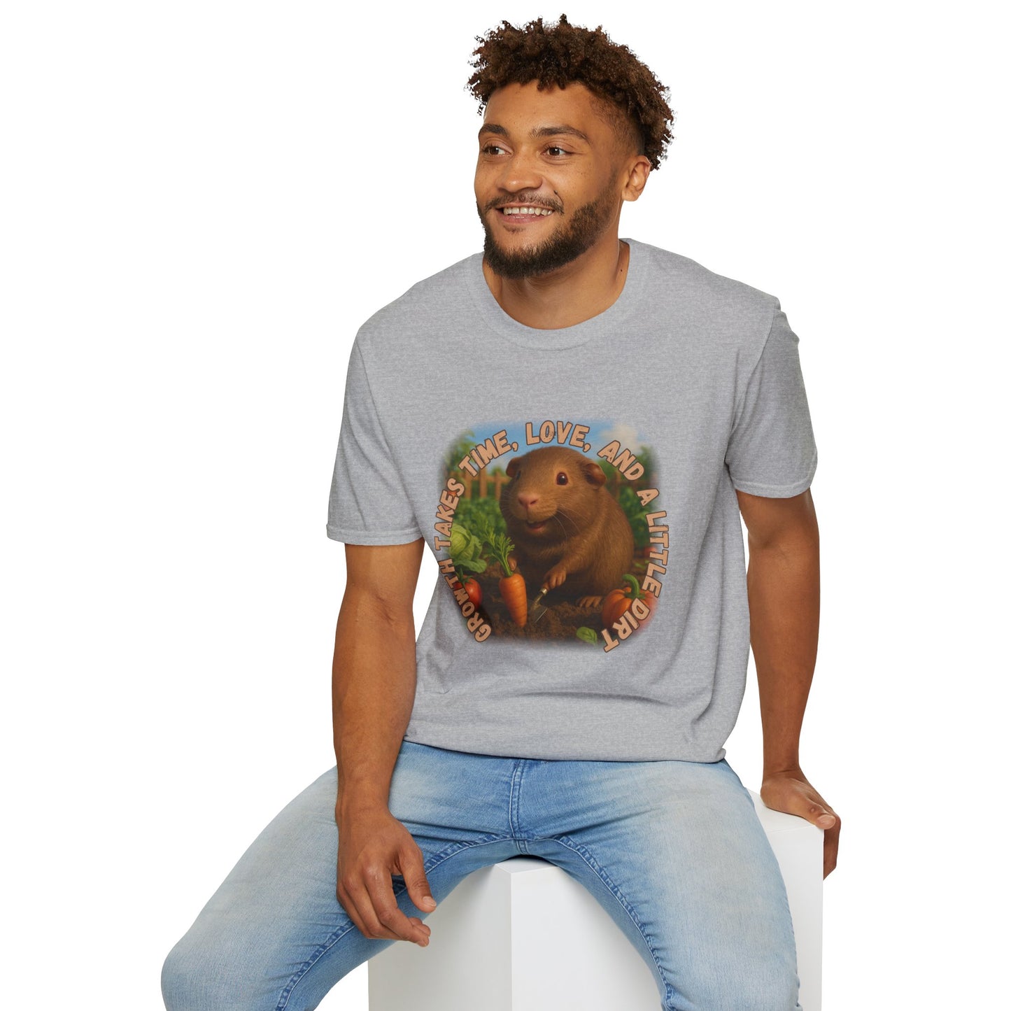 ๐พ Growth Takes Time โ Hazel the Garden Heart Tee ๐พ- Rescue Collab