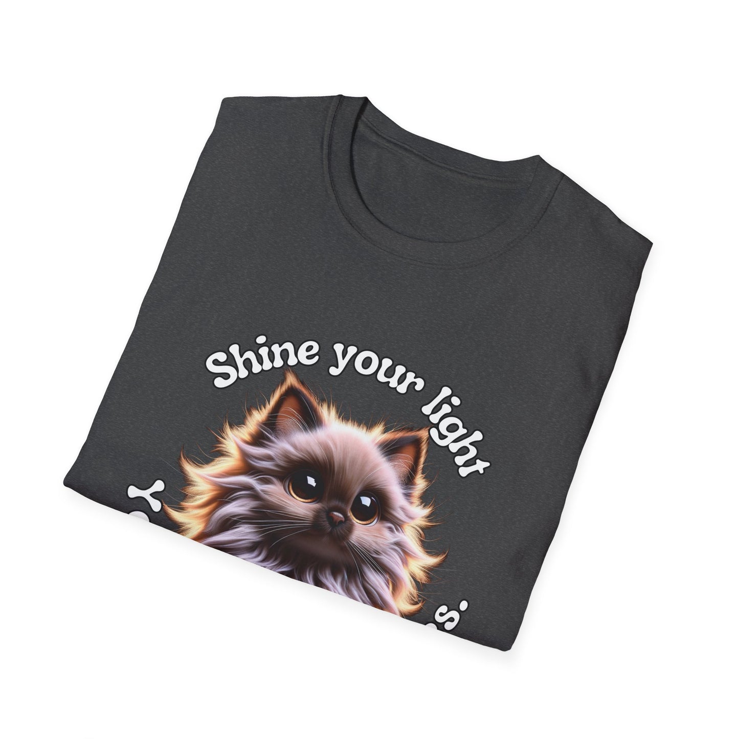 Your Light, Your Rules β Rebel Kitten Shine Tee