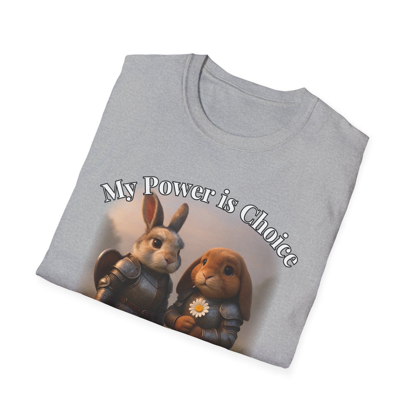 My Power Is Choice β Armor Bunny Tee