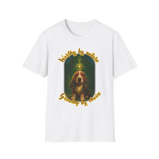 Worthy by Nature – Earth Grown Basset Heart Dog Tee