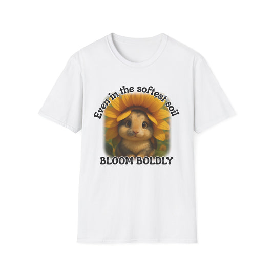 Bloom Boldly β Sunflower Bunny Resilience Tee