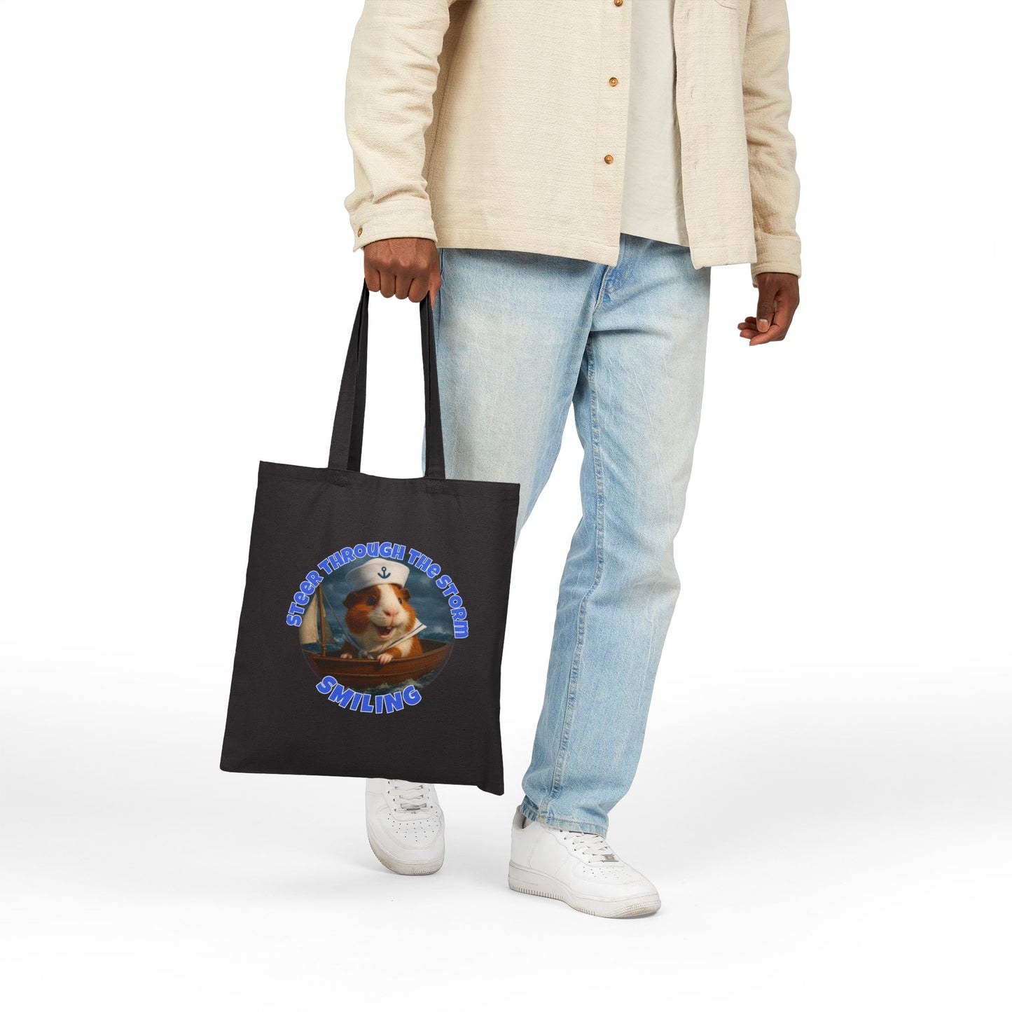 🐾 Steer Through the Storm – Sailor Joe the Little Captain Tote 🐾
