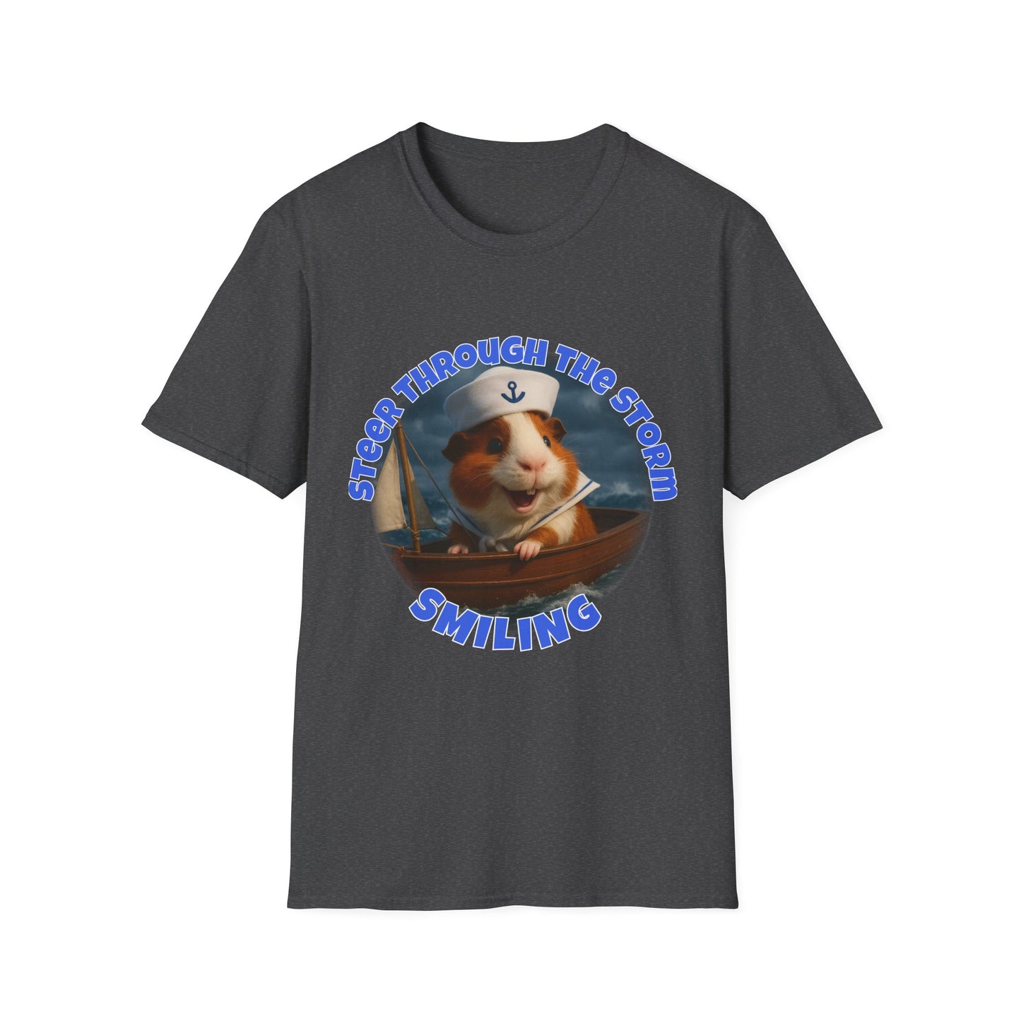 ๐พ Steer Through the Storm โ Sailor Joe the Little Captain Guinea Pig Tee ๐พ- Rescue Collab