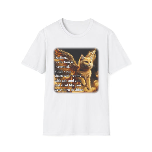 Perfection Is Overrated β Darling Cat Sass Tee