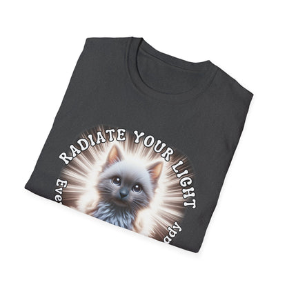 Radiate Your Light – Cosmic Kitten Shine Tee