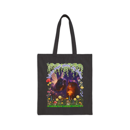 Where Magic Grows, Joy Follows – Whimsical Guinea Pig Tote