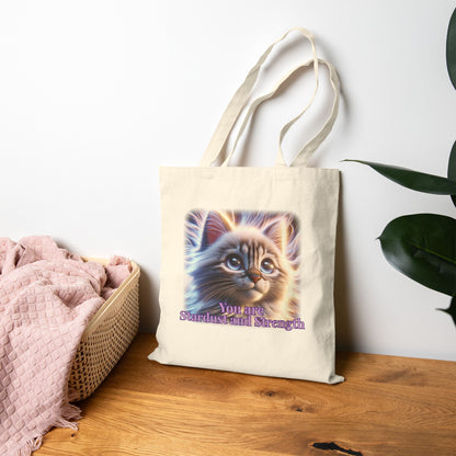 Stardust & Strength – Celestial Kitten Inner Light Tote