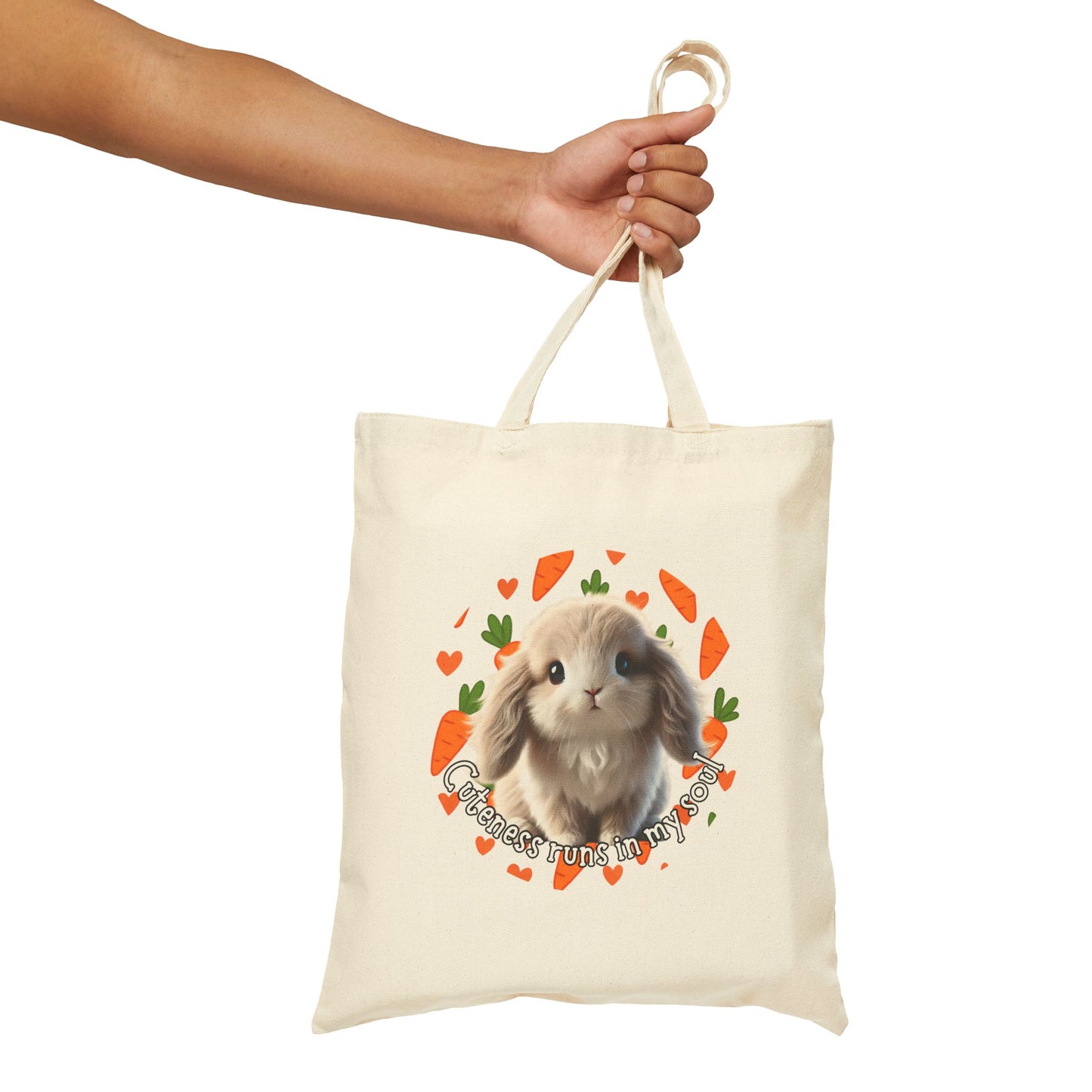 Cuteness Runs in My Soul – Bunny Energy Tote