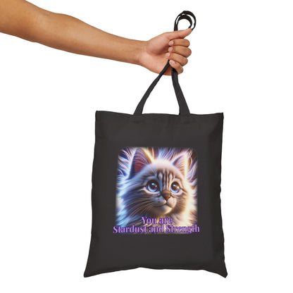 Stardust & Strength – Celestial Kitten Inner Light Tote