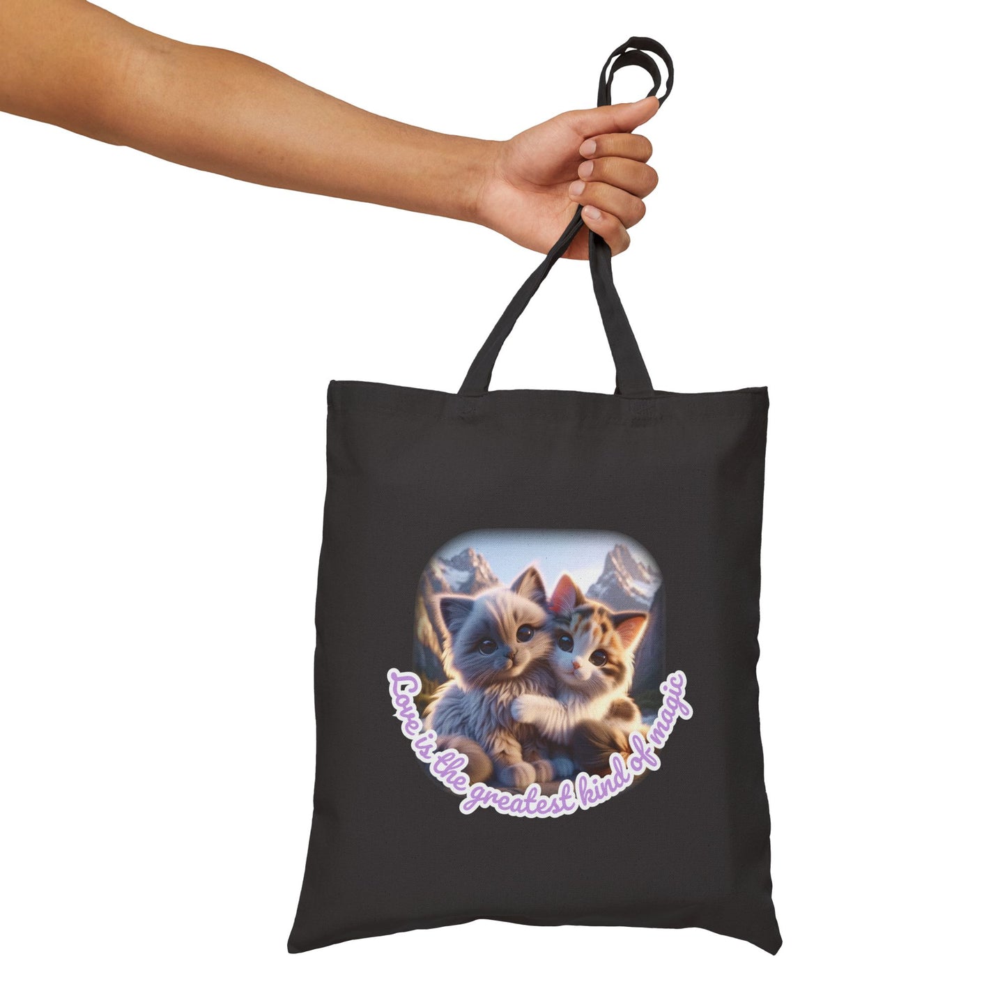 Love Is Magic – Cuddling Kitten Wonder Tote