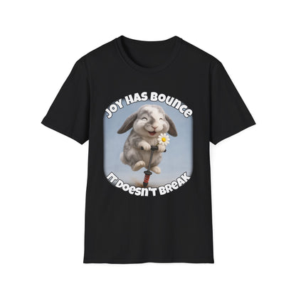 Joy Has Bounce – Bunny Beau Bear's Joyful Hop Tee