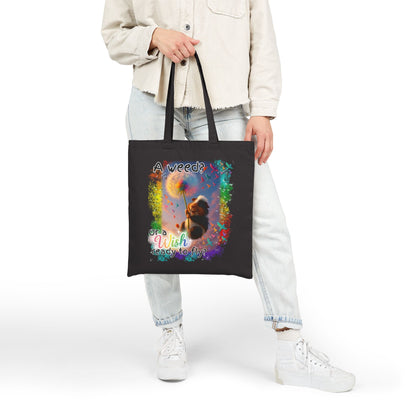 A Weed or a Wish? – Rainbow Dandelion Guinea Pig Tote 🌈🕊️🐾