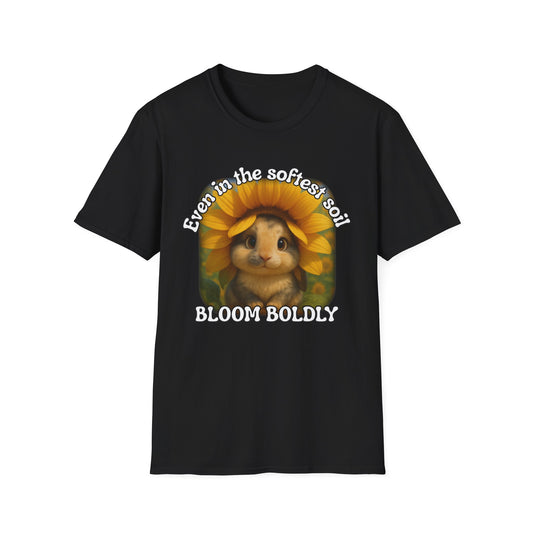 Bloom Boldly – Sunflower Bunny Resilience Tee
