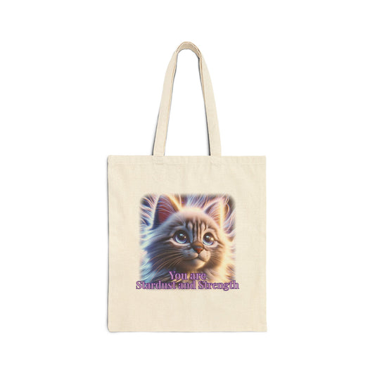 Stardust & Strength – Celestial Kitten Inner Light Tote