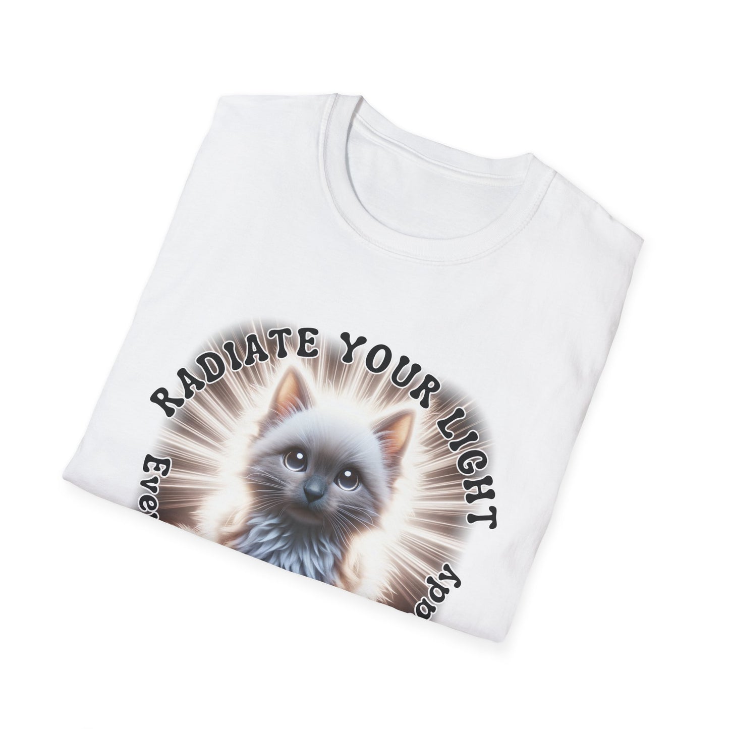 Radiate Your Light – Cosmic Kitten Shine Tee