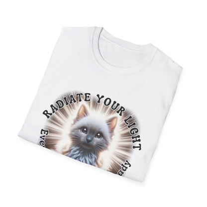 Radiate Your Light – Cosmic Kitten Shine Tee