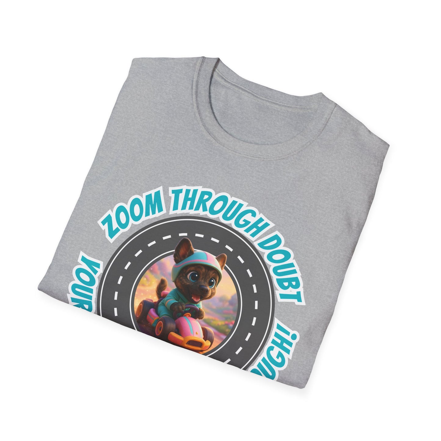 Zoom Through Doubt – Glow Koa Puppy Power Tee