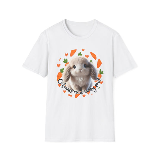 Cuteness Runs in My Soul - Bunny Energy Tee