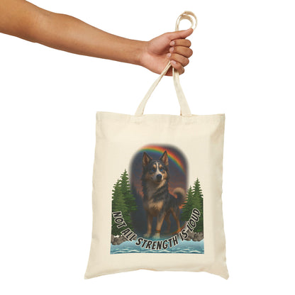 Silent Strength Path – Gentle Guardian Pup Tote