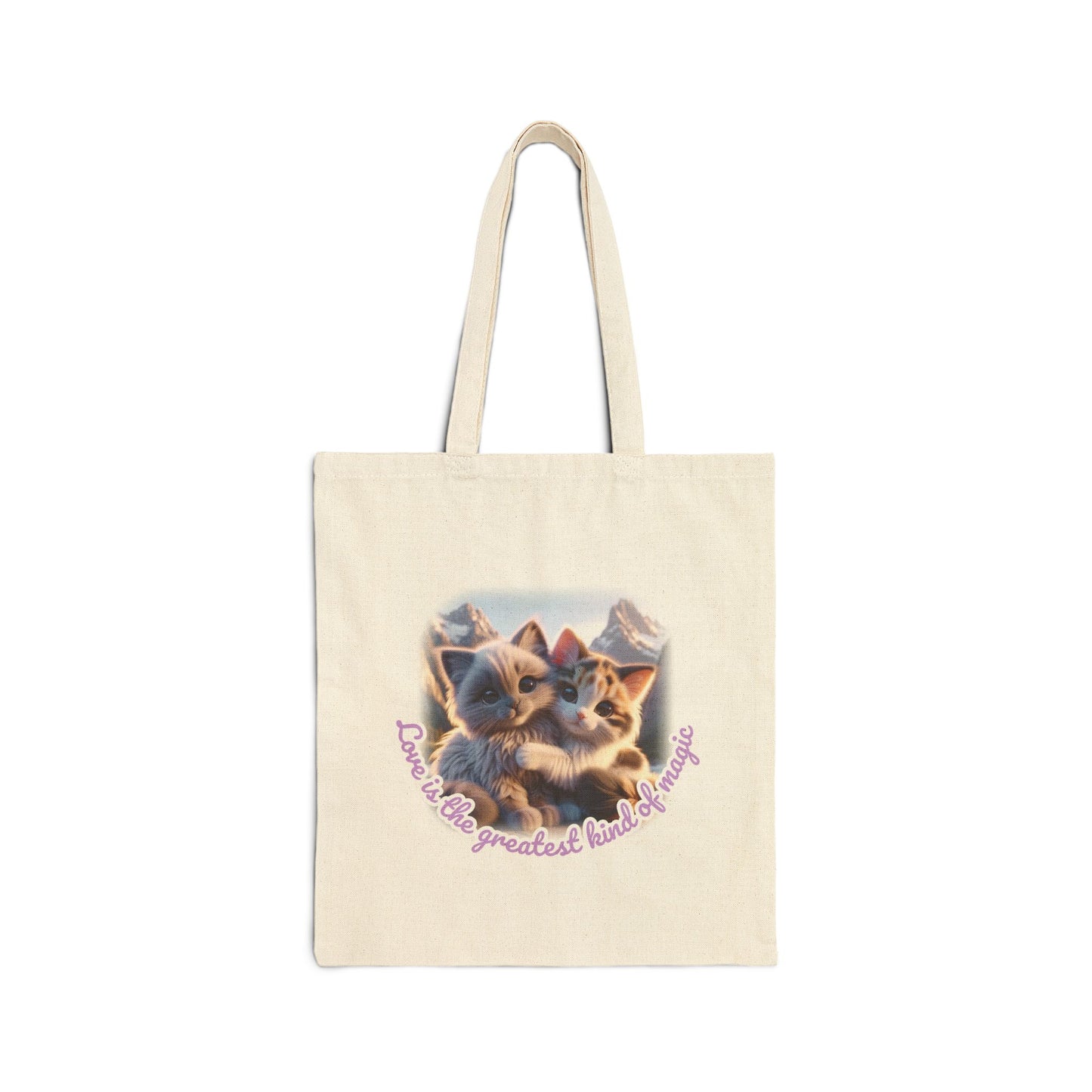 Love Is Magic – Cuddling Kitten Wonder Tote