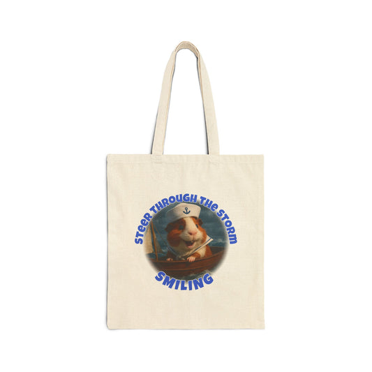 🐾 Steer Through the Storm – Sailor Joe the Little Captain Tote 🐾