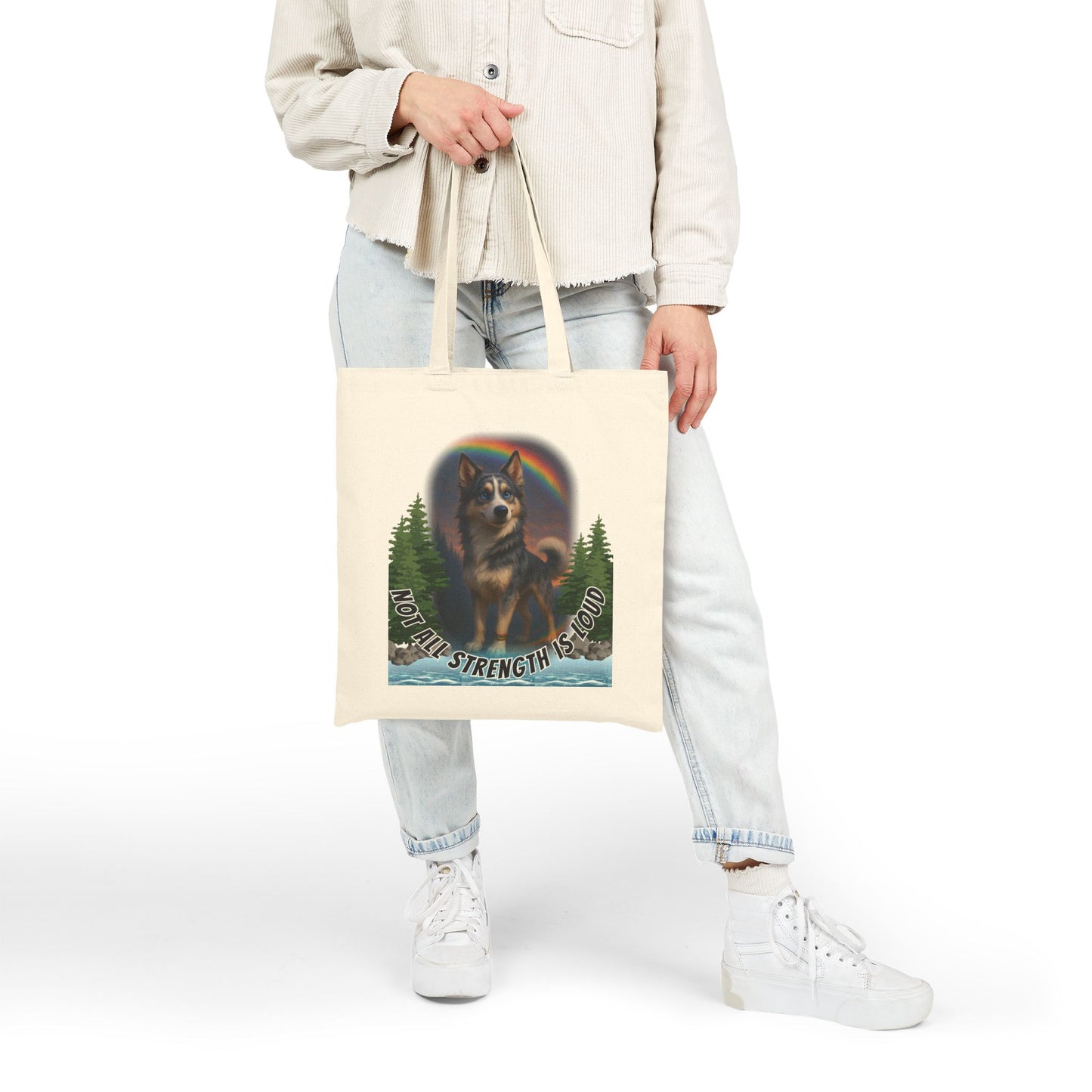 Silent Strength Path – Gentle Guardian Pup Tote
