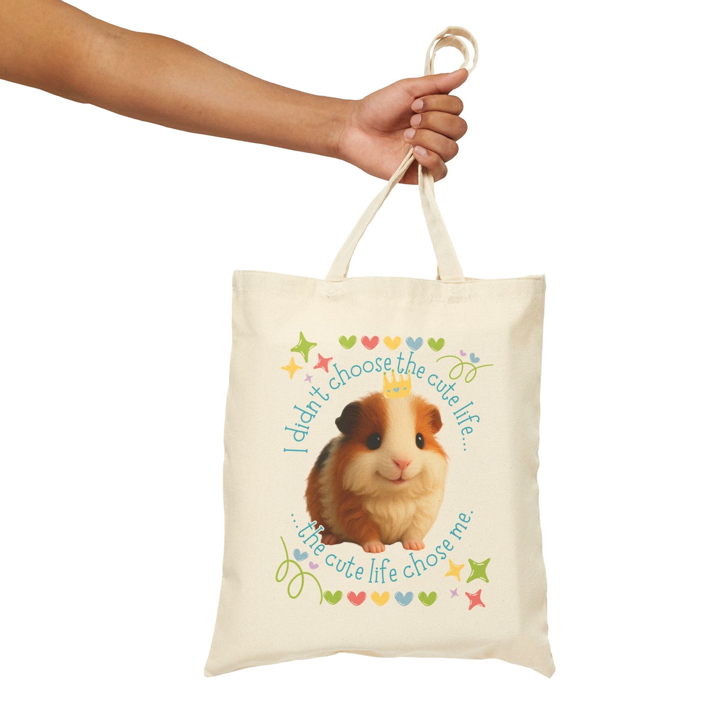 🐾 Cute Life – Elmer the Rescue Guinea Pig Tote 🐾
