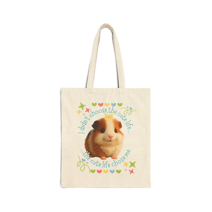 🐾 Cute Life – Elmer the Rescue Guinea Pig Tote 🐾