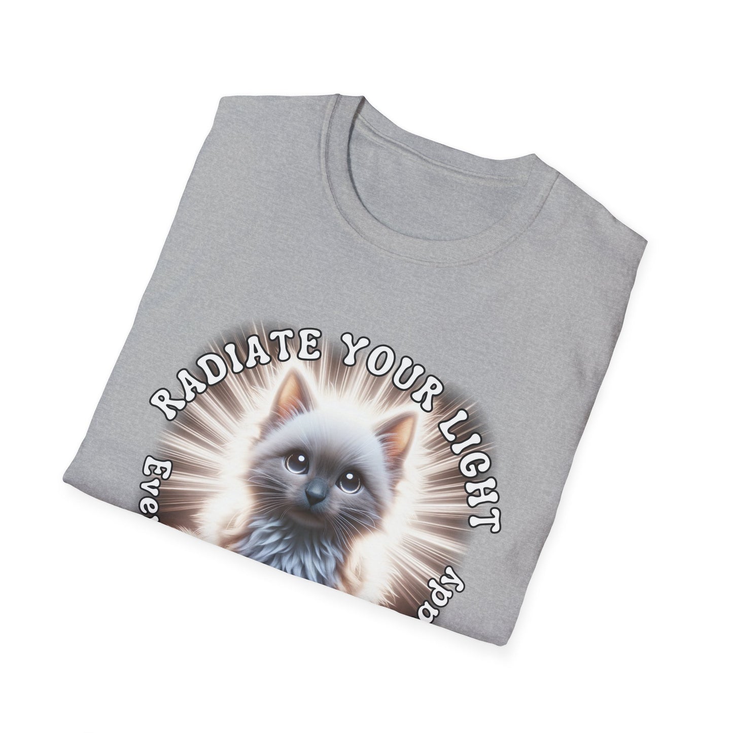 Radiate Your Light – Cosmic Kitten Shine Tee