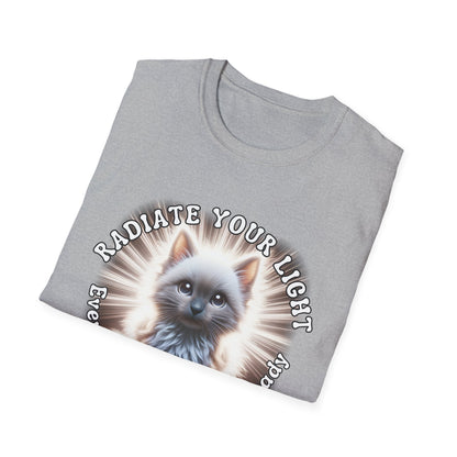 Radiate Your Light – Cosmic Kitten Shine Tee