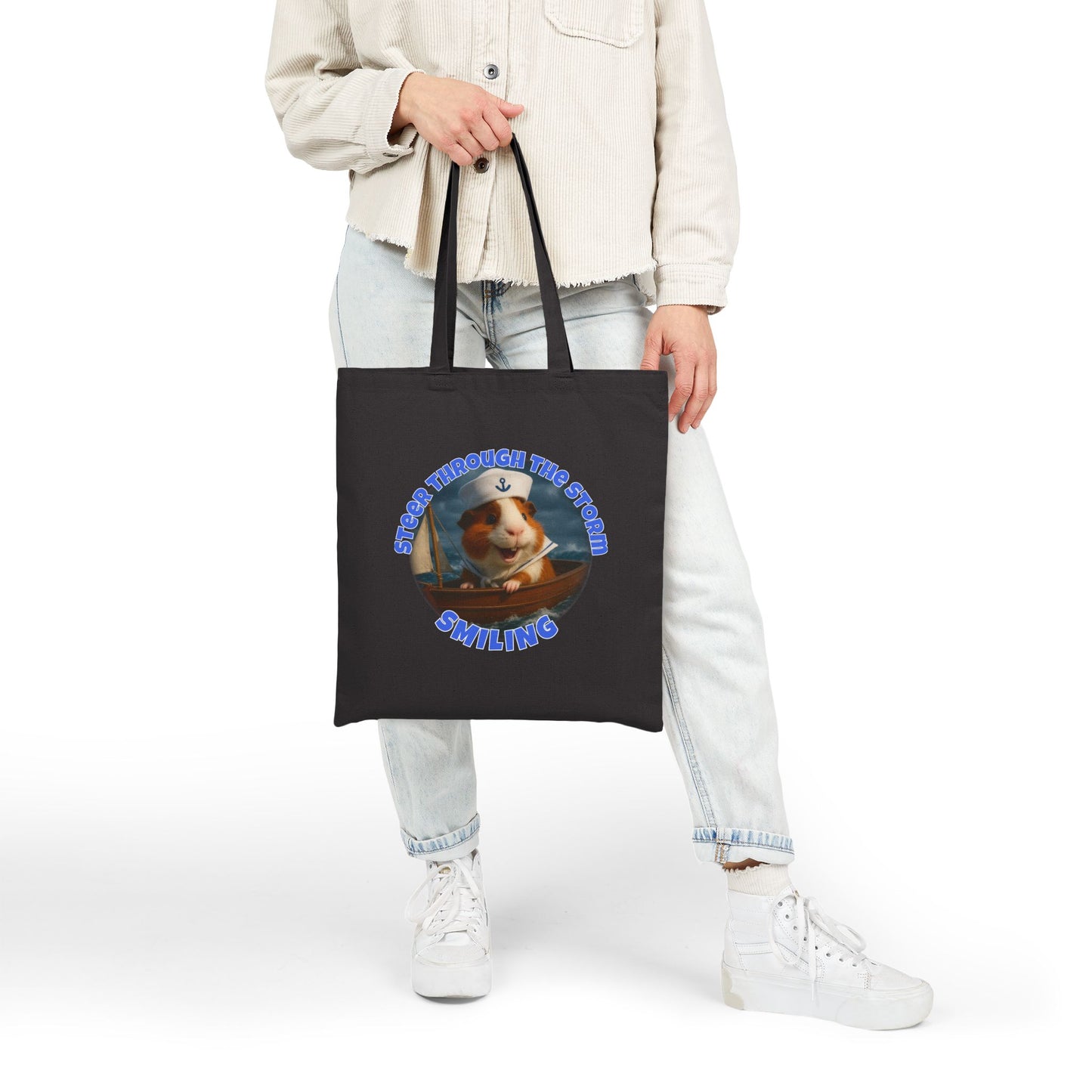 🐾 Steer Through the Storm – Sailor Joe the Little Captain Tote 🐾