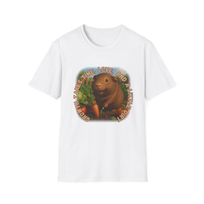 🐾 Growth Takes Time – Hazel the Garden Heart Tee 🐾- Rescue Collab