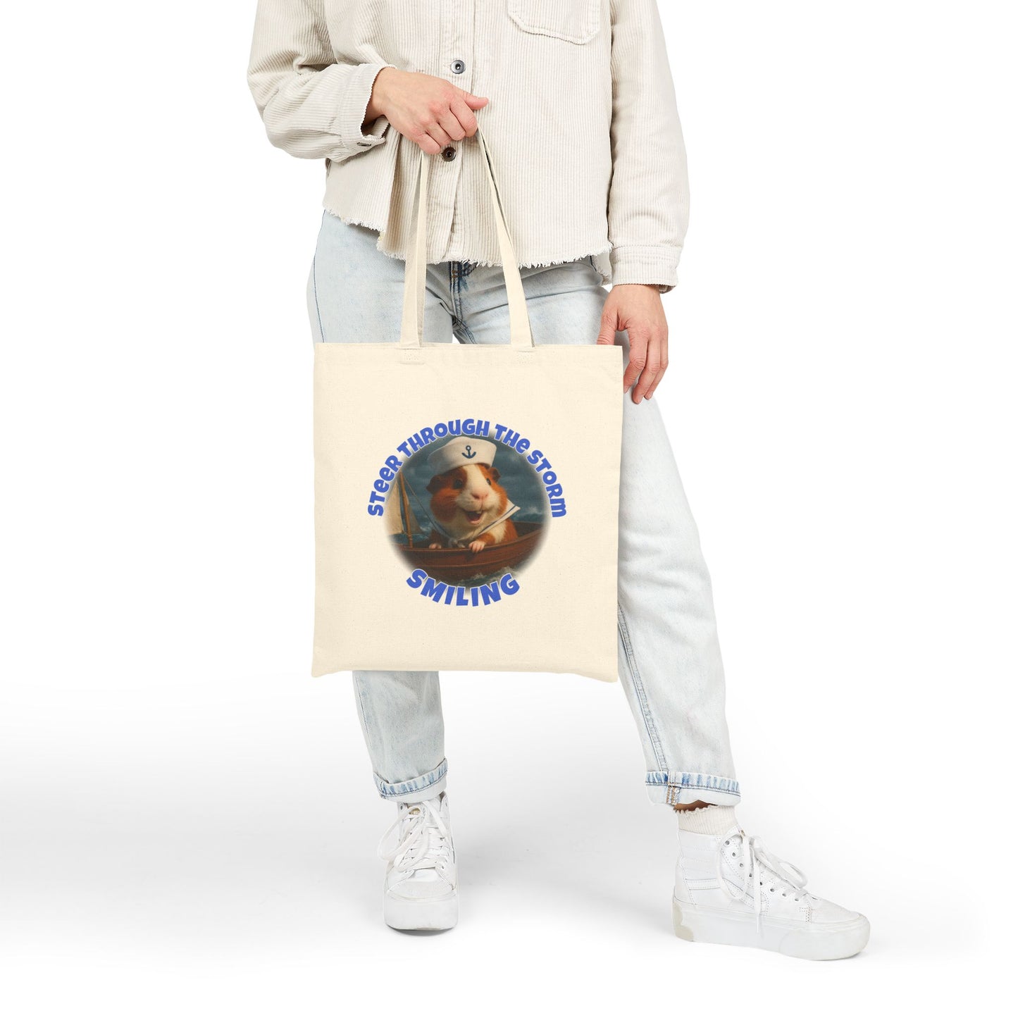 🐾 Steer Through the Storm – Sailor Joe the Little Captain Tote 🐾